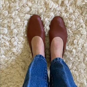 EUC Everlane Day gloves in brick